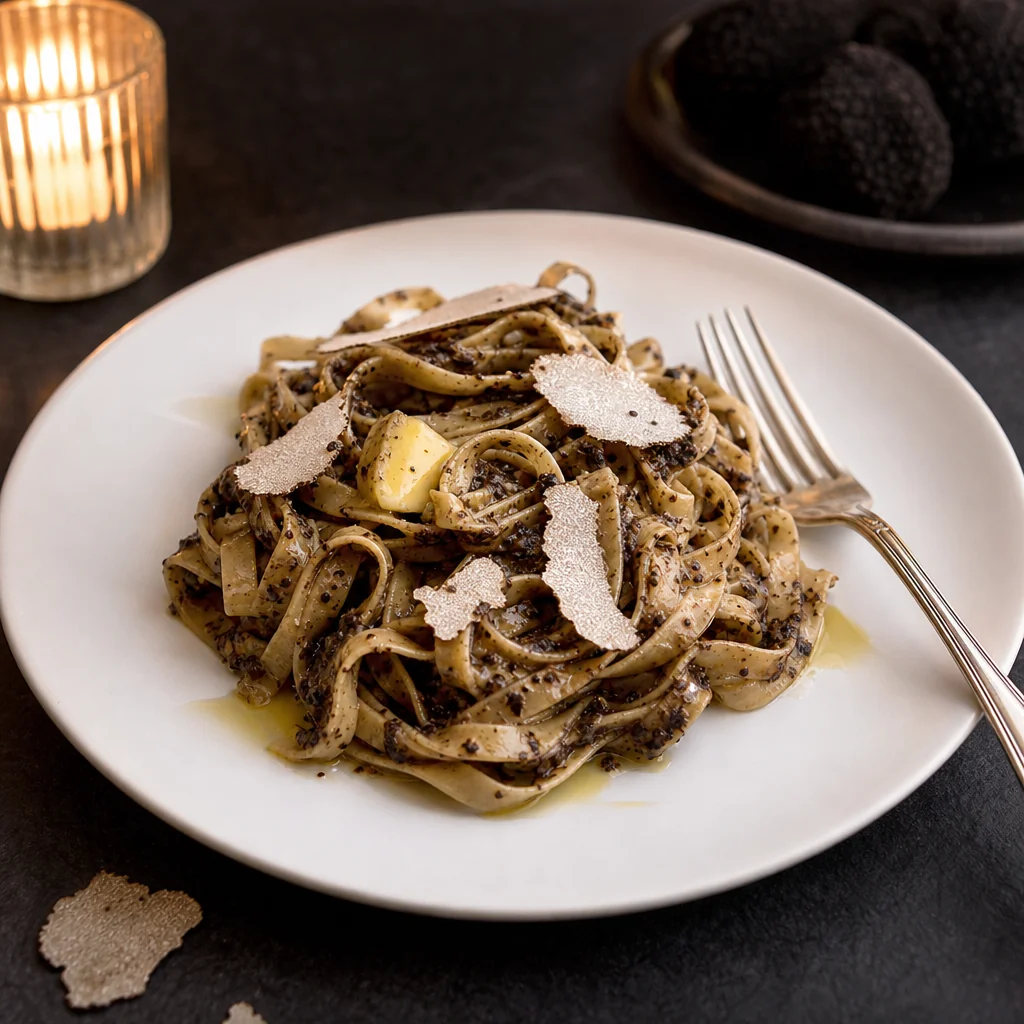 Handmade Tagliolini with Shaved Umbrian Black Truffles